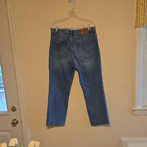 Lauren Ralph Lauren Blue Straight Leg Jeans 99%Cotton - Picture 3 of 4
